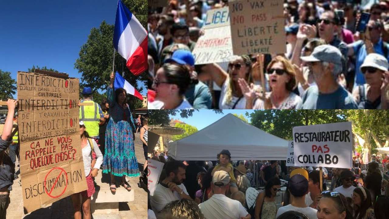 Where in France are the protests happening?