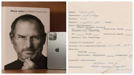 Steve Jobs' job application auctioned for Rs 2.5 crore