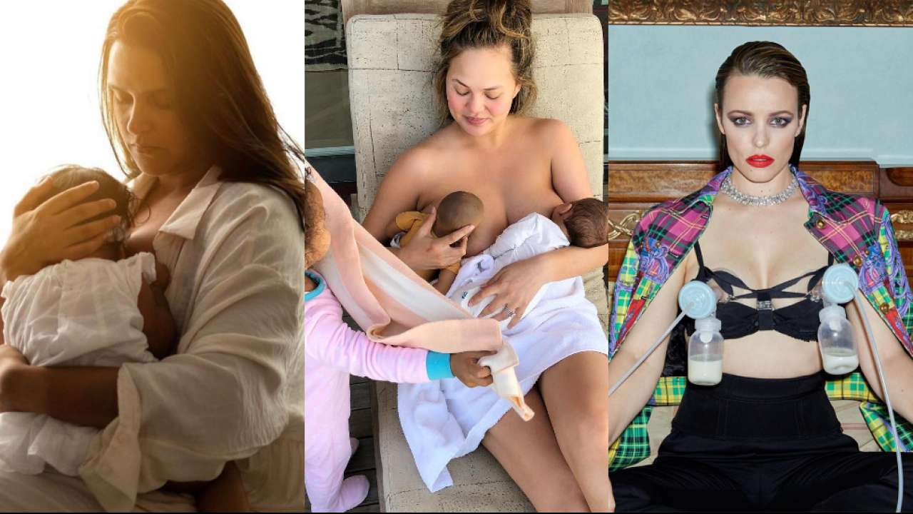 Anushka Sharma Sex Boob Image Video - World Breastfeeding Week: Celebrity moms who normalized breastfeeding
