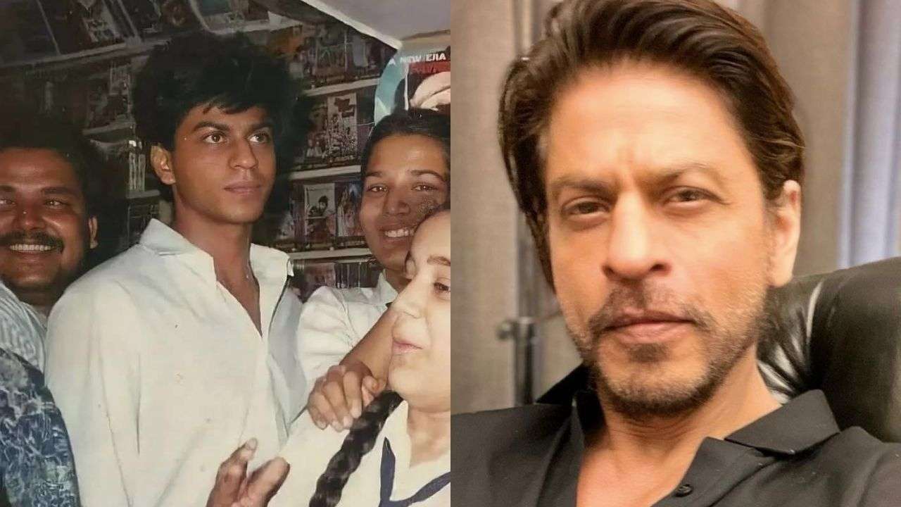 Old photo of 'moustached' Shah Rukh Khan from school days goes