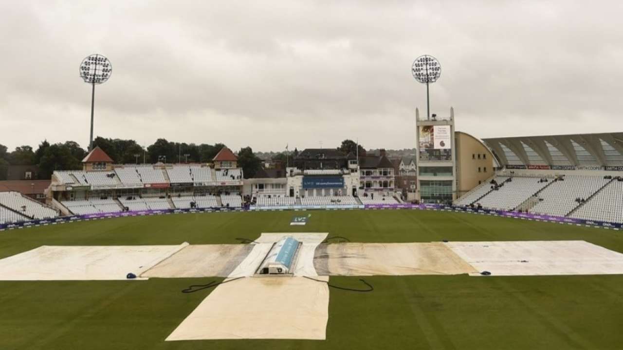 Trent Bridge, Nottingham weather, rain