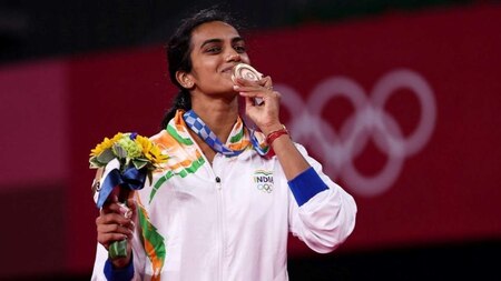 PV Sindhu - Bronze medal in Badminton