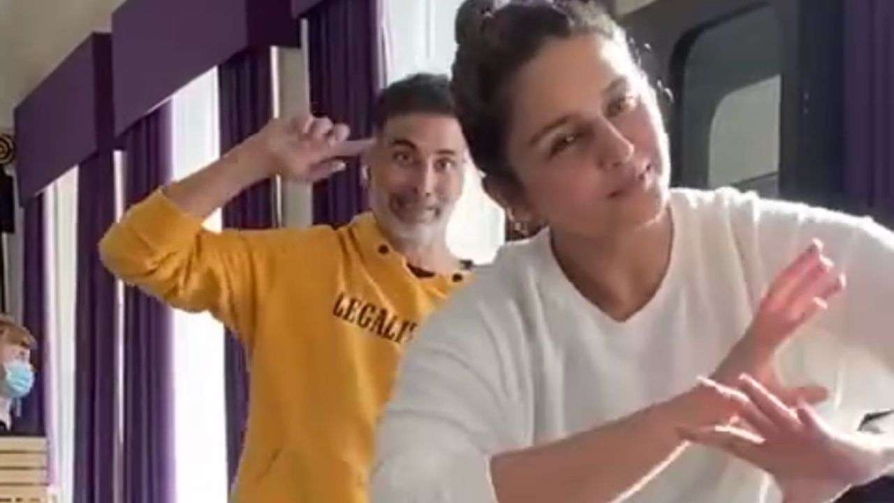 1280px x 720px - Watch: Akshay Kumar shares hilarious video of Huma Qureshi performing  Bhangra, calls her 'total nutcase', actress react