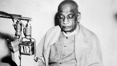 Sardar Vallabhbhai Patel on eve of Indian Independence