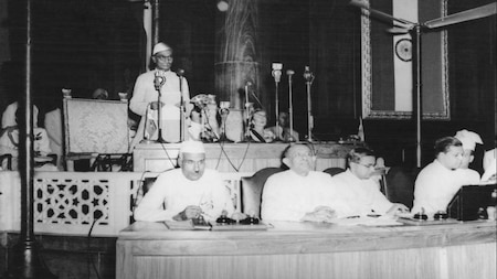 Dr Rajendra Prasad on eve of Indian Independence