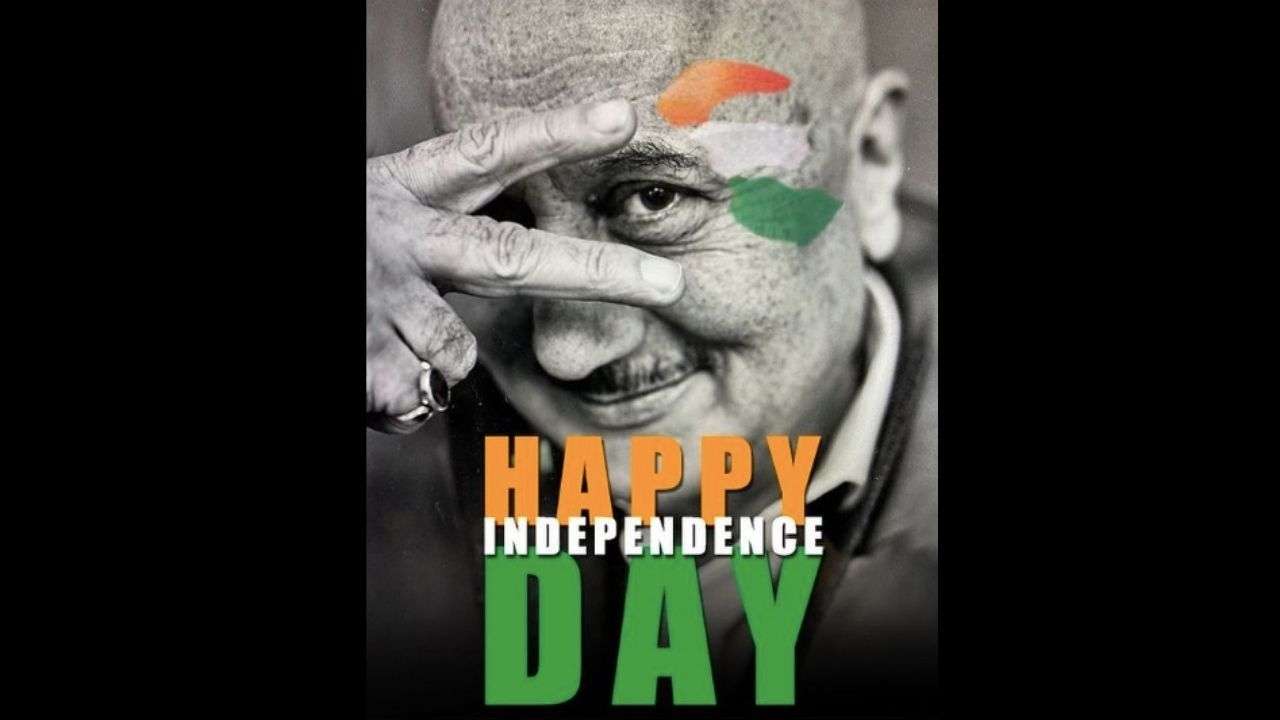 Anupam Kher wishes fans on Independence Day