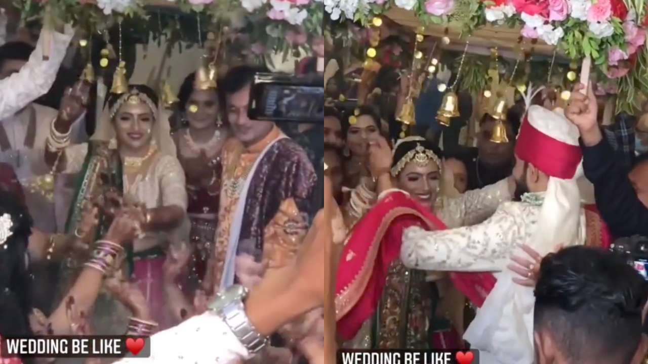 Dulhe Ne Maari Seeti Bride S Dance With Groom On Punjabi Music Makes Netizens Go Awww Watch Viral Video