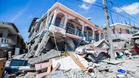 Earthquake of magnitude 7.2 struck Haiti on Saturday