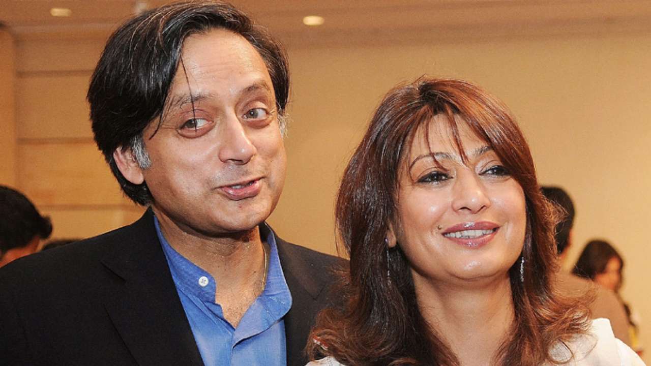 Congress MP Shashi Tharoor and Sunanda Pushkar