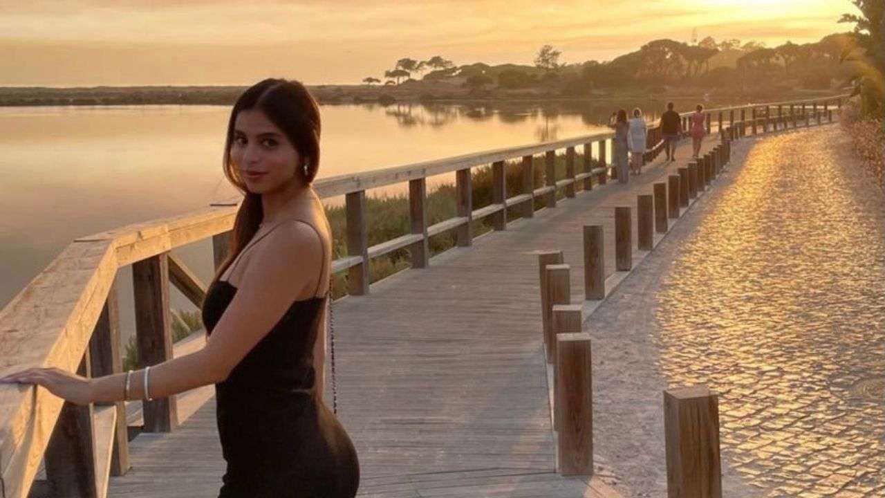 Shah Rukh Khan's daughter Suhana Khan looks stunning in black dress, shares breathtaking sunset photo from Portugal