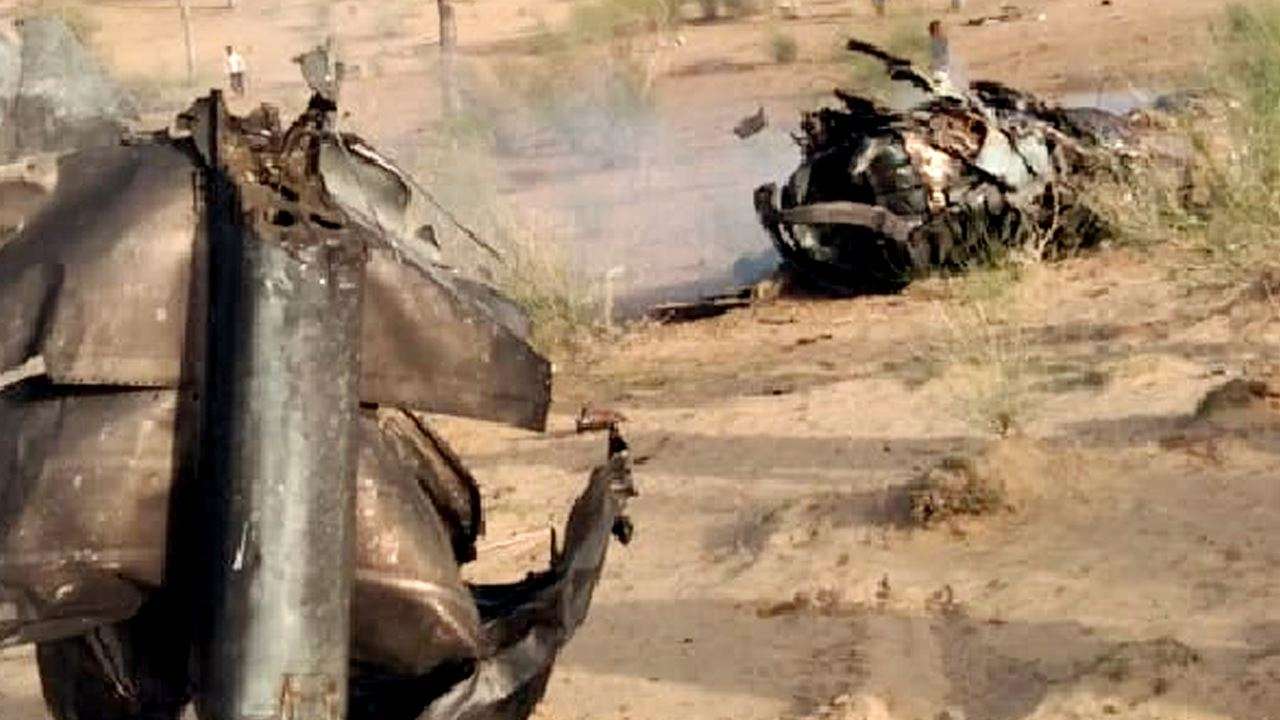 IAF MiG-21 Bison aircraft crashes in Rajasthan's Barmer, pilot safe