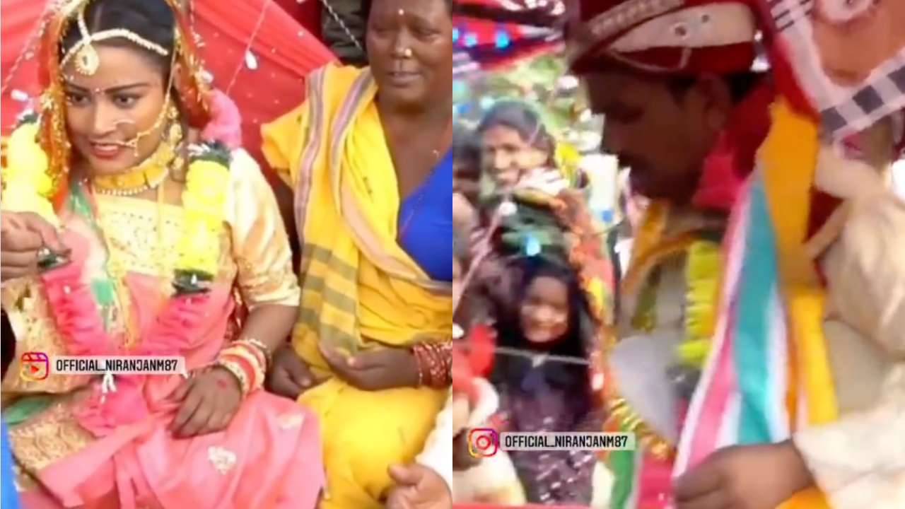 Dulhe ki pitaai! Bride beats groom at wedding mandap - Watch VIRAL video here Dulhe ki pitaai! Bride beats groom at wedding mandap - Watch VIRAL video here