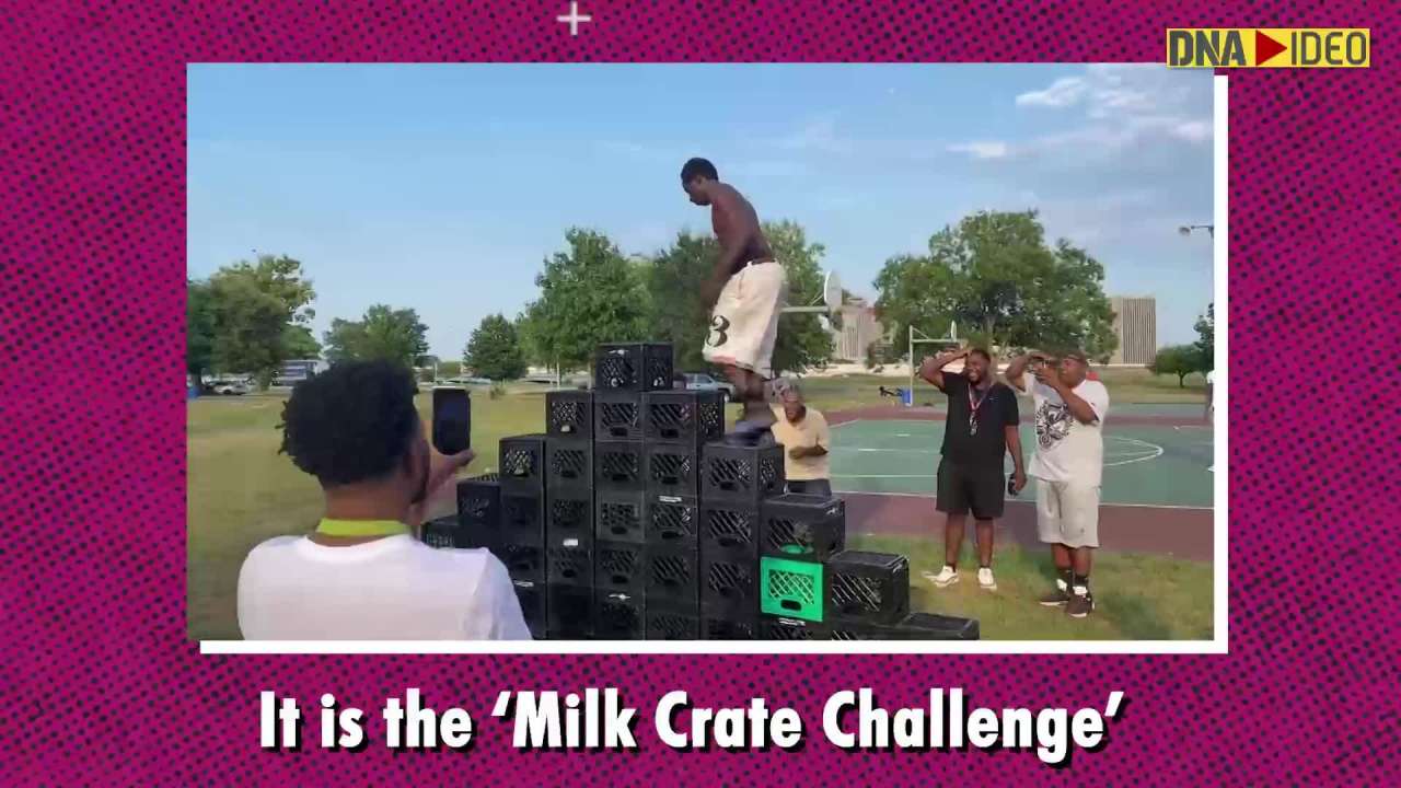 Watch What is the milk crate challenge that has gone viral on social