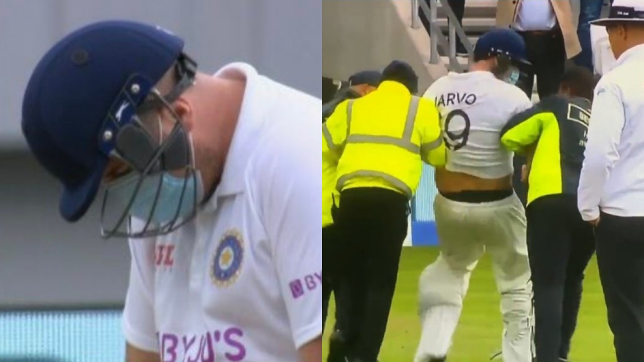 Pitch invader 'Jarvo 69' returns padded up as 'India's No 4', gets