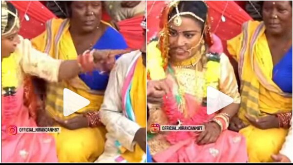 Dulhan Ka Thappad Bride Slaps Groom In Front Of Guests Watch Viral Video Here 8198