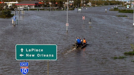 Ida makes landfall 16 years after Hurricane Katrina