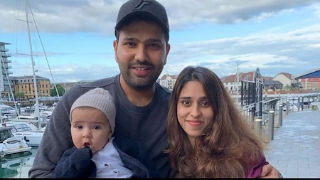 Rohit Sharma-Ritika Sajdeh's family