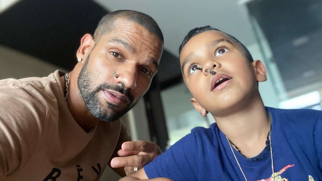 Ayesha Mukherjee and Shikhar Dhawan's son