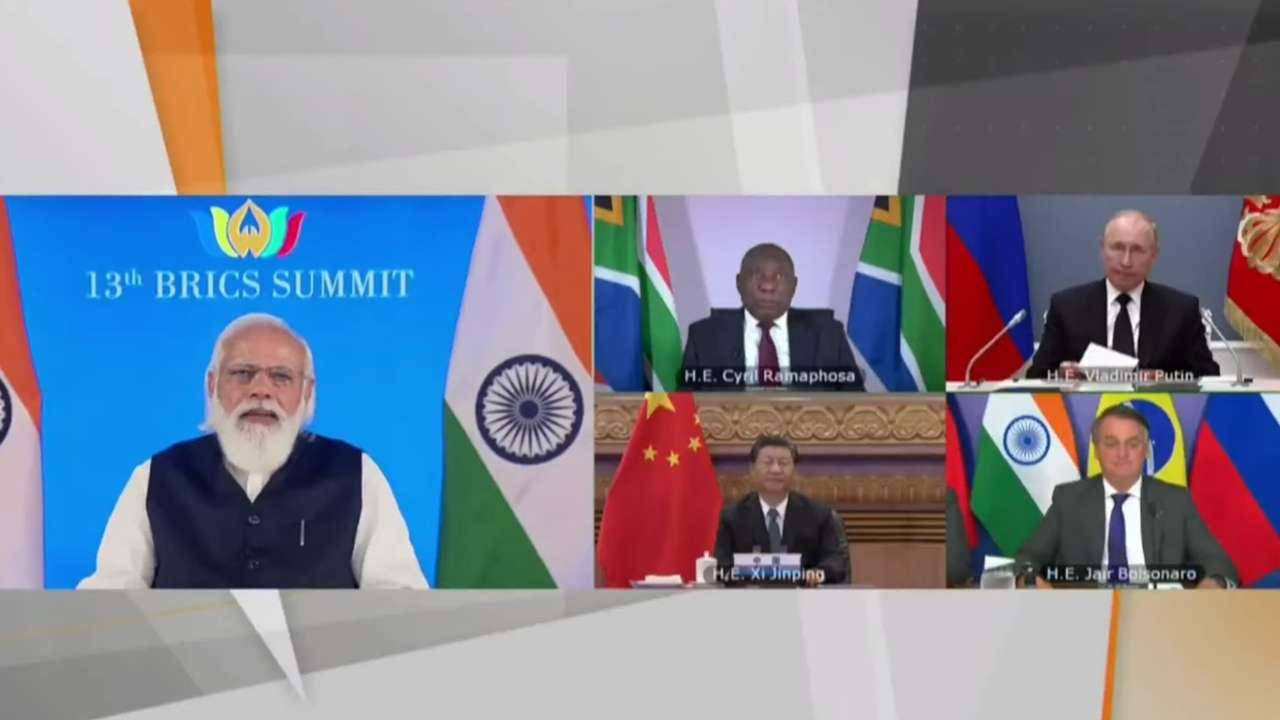 PM Modi chairs 13th BRICS summit, leaders discuss Afghanistan crisis