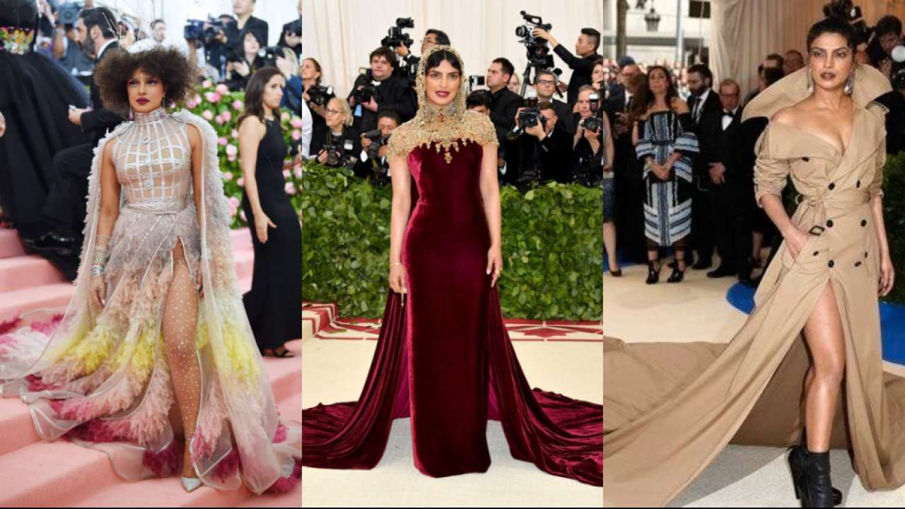 Priyanka Chopra’s finest Met Gala photos Throwback to PC's viral looks