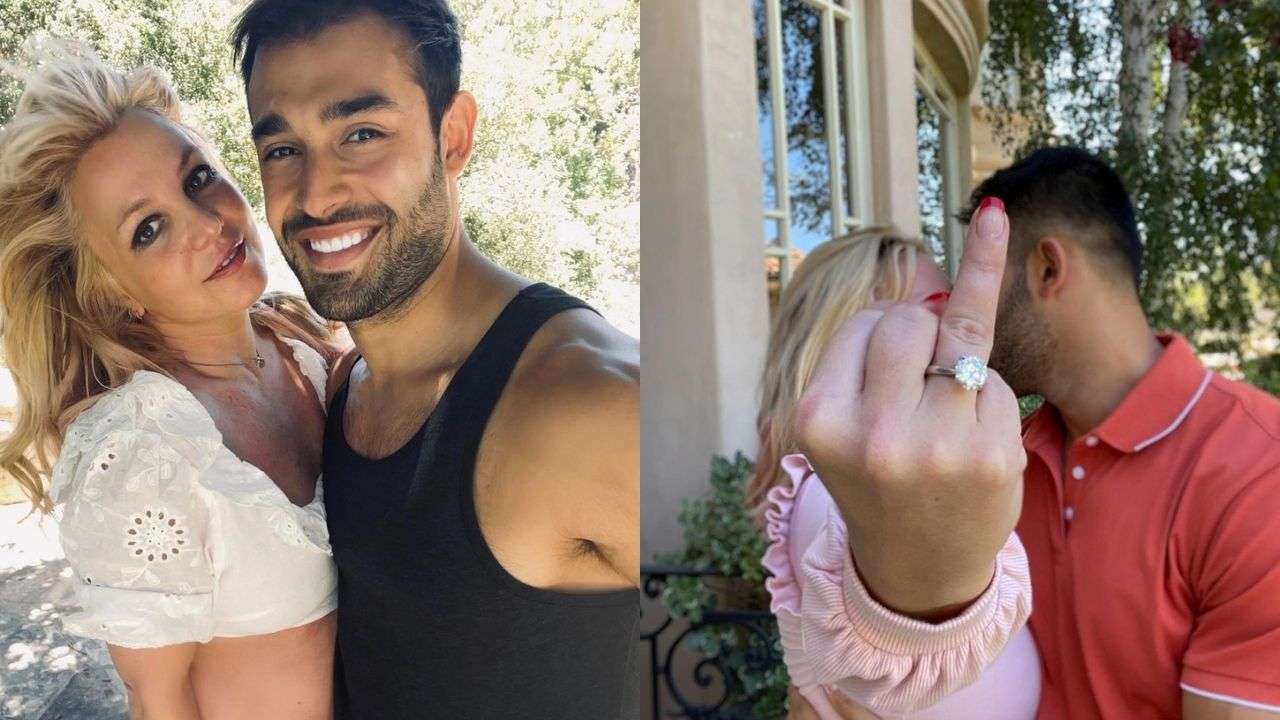 1280px x 720px - Britney Spears engaged to boyfriend Sam Asghari, flaunts giant ring in  adorable video - watch