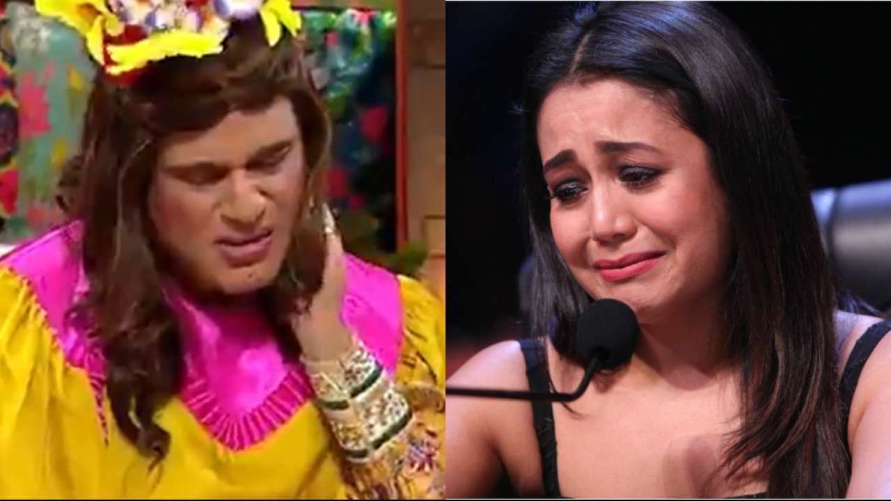 Neha Kakkar Xxx Sleep Videos - The Kapil Sharma Show': Krushna Abhishek mocks Neha Kakkar for crying on  reality shows