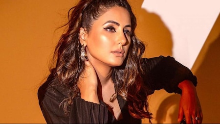 Hina Khan poses for the lens