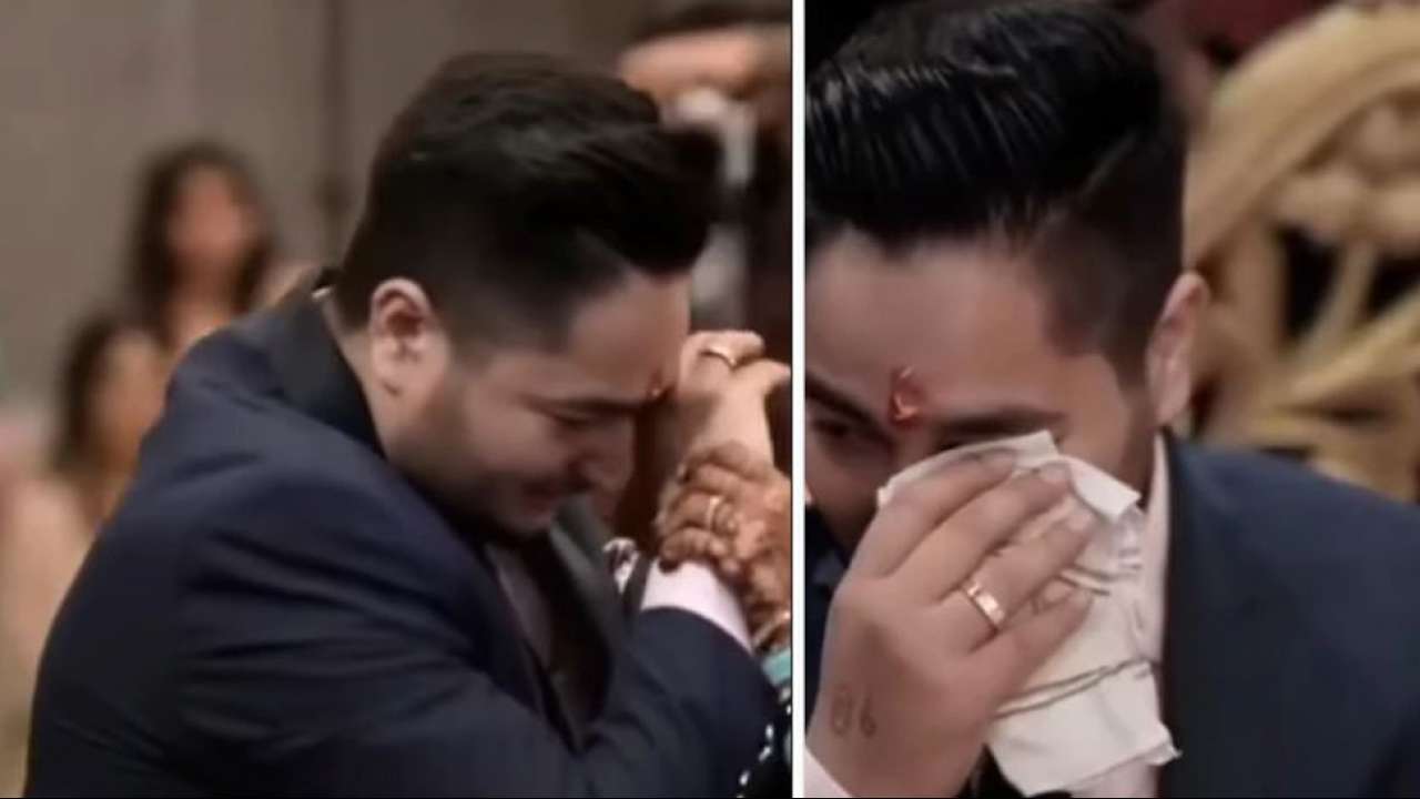 Watch VIRAL video: Groom starts crying after seeing his bride, here&#39;s why