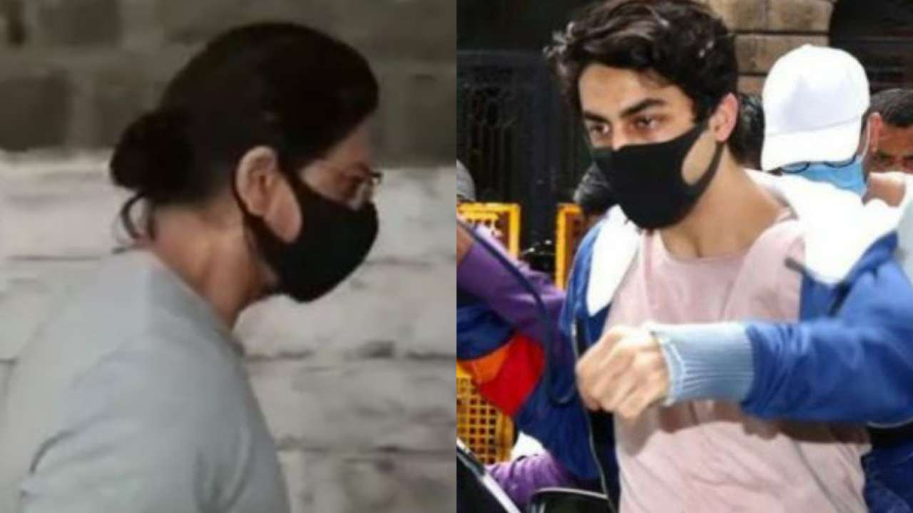 Shah Rukh Khan reaches Arthur Road Jail to meet son Aryan Khan – WATCH