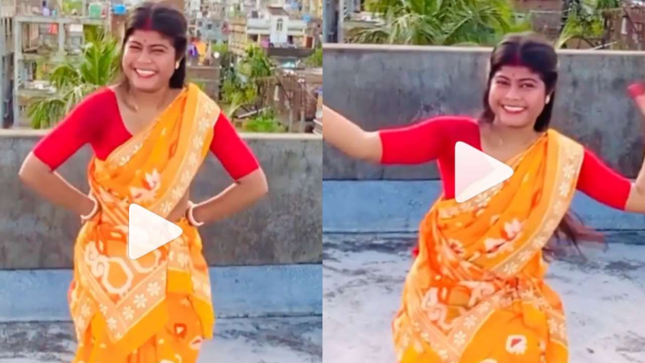 Viral Woman Dances To Manike Mage Hithe Song Performs Bihu Watch Video Here