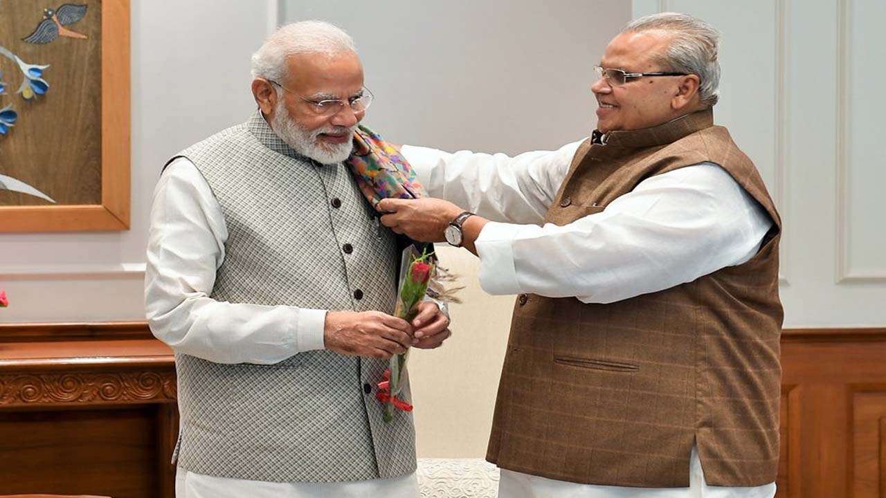 Satya Pal Malik and PM Modi Satya Pal Malik and PM Modi
