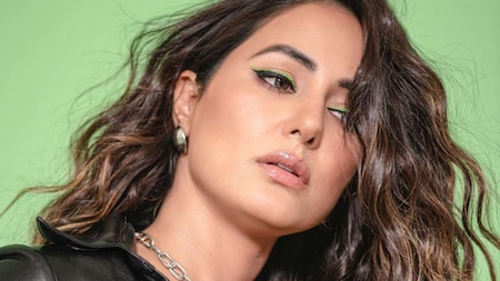 Hina Khan stuns in an all-leather outfit