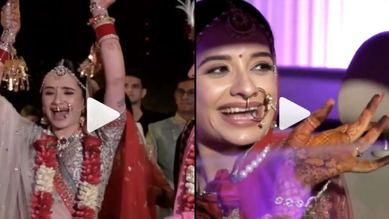 Bride makes hilarious comments during emotional vidaai ceremony - WATCH  viral video