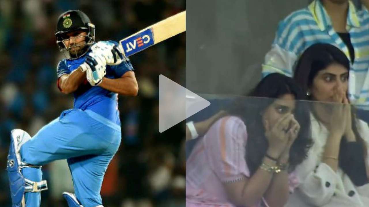 Wife Ritika Sajdehs reaction to Rohit Sharma being dropped on duck goes viral, WATCH pic pic