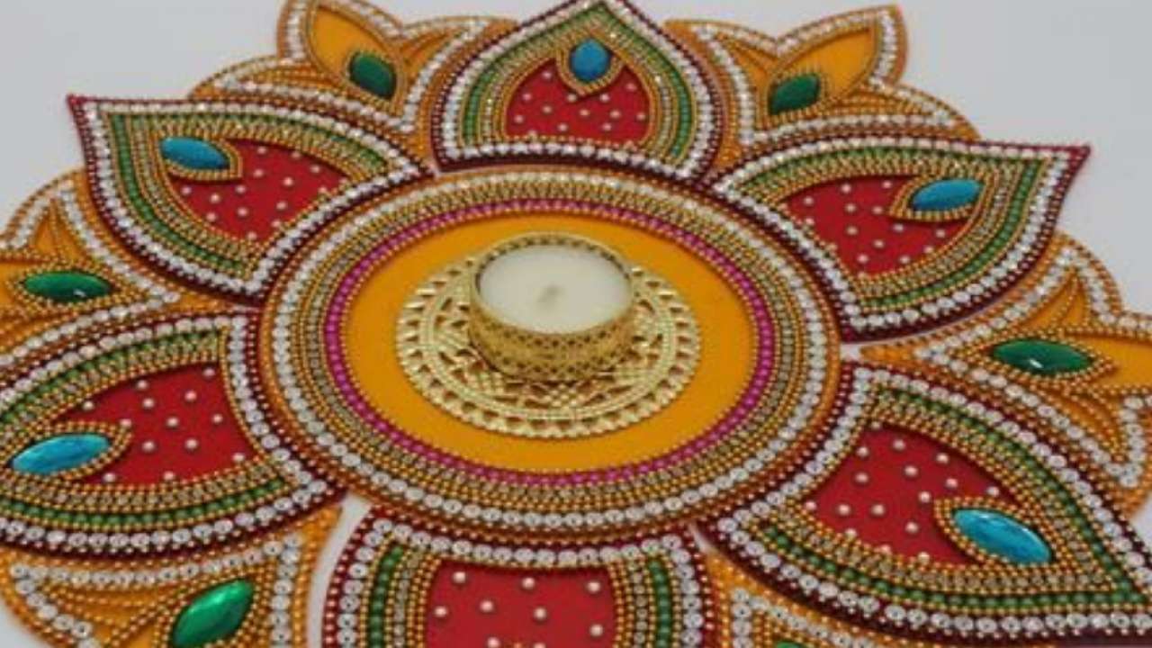 Acrylic Rangoli