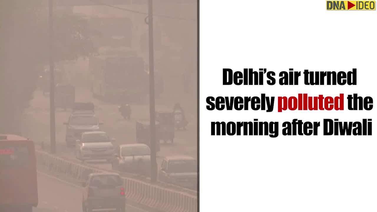 Day After Diwali, Delhi’s Air Quality Turns ‘severe’