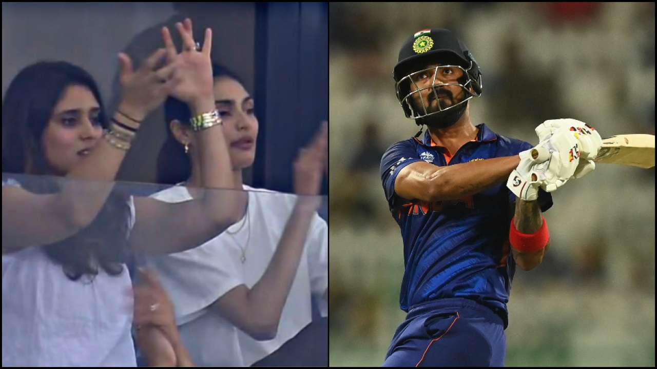 Gifting half-century to Athiya Shetty or Virat Kohli?': Netizens enjoy KL Rahul's 50 against Scotland in T20 World Cup