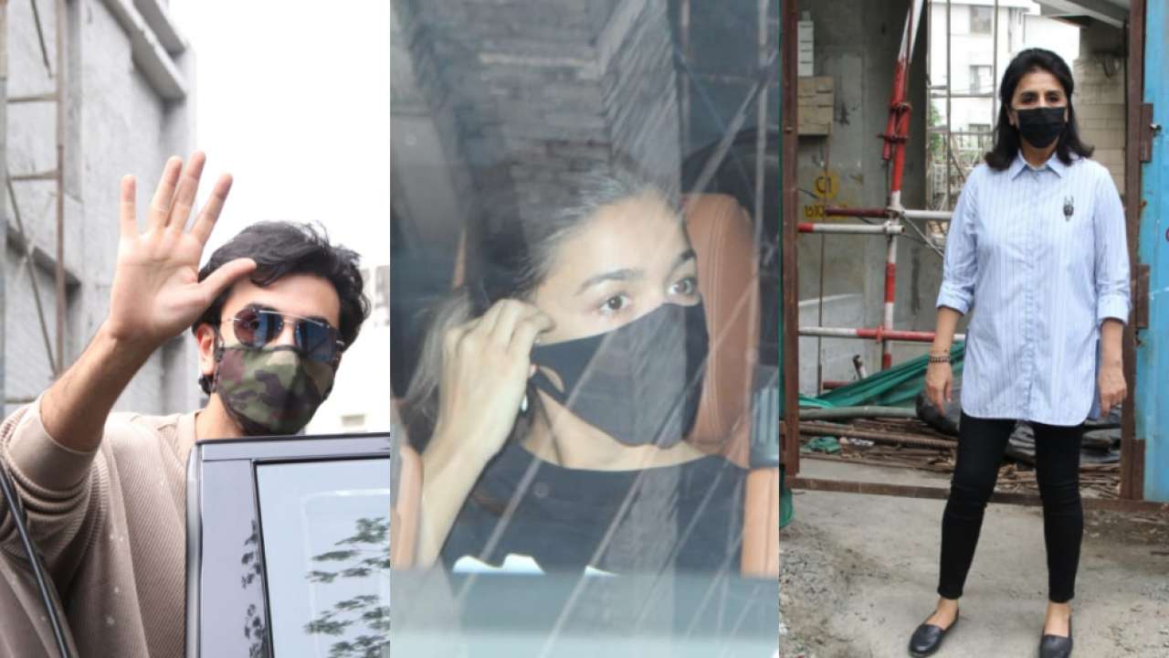 Ranbir Kapoor-Alia Bhatt overlook the construction
