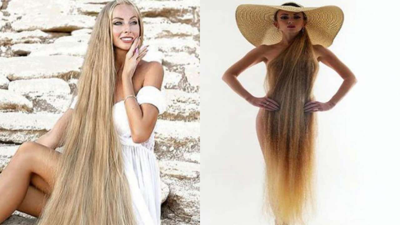 Meet Alona Kravchenko, a real life Rapunzel with  feet long locks, who  has not cut her hair in 30 years