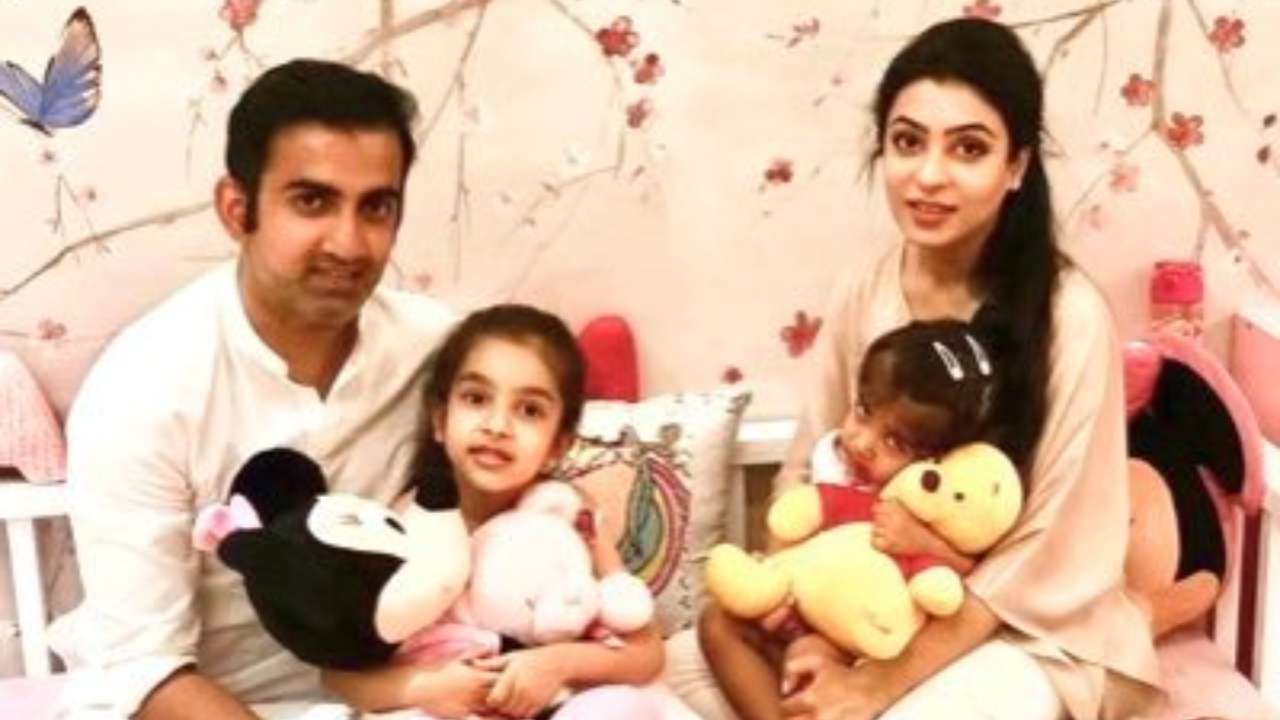 Gautam Gambhir's daughter Aazeen and Anaiza