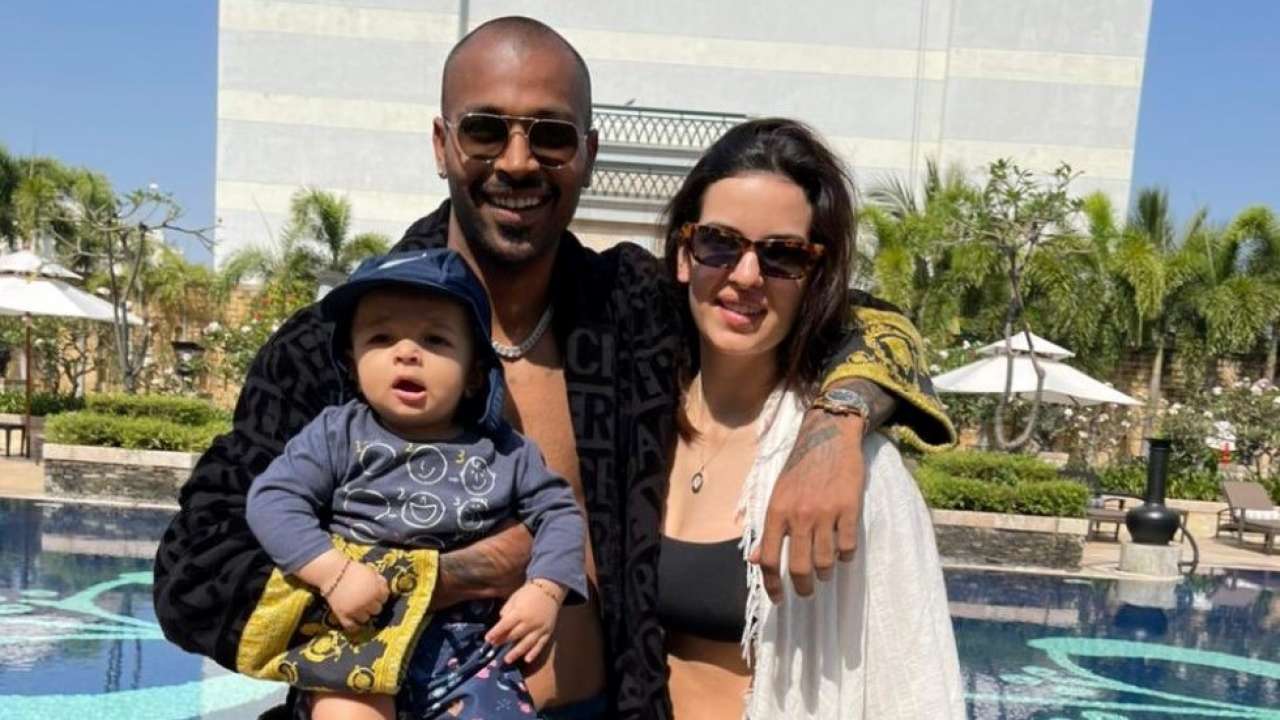 Hardik Pandya and Natasa Stankovic's son Agastya