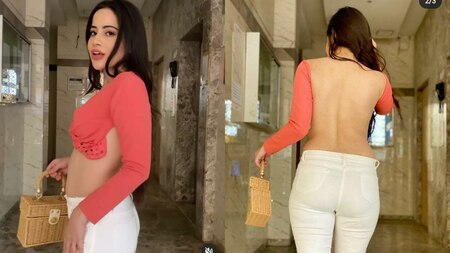 Urfi Javed in backless outfit