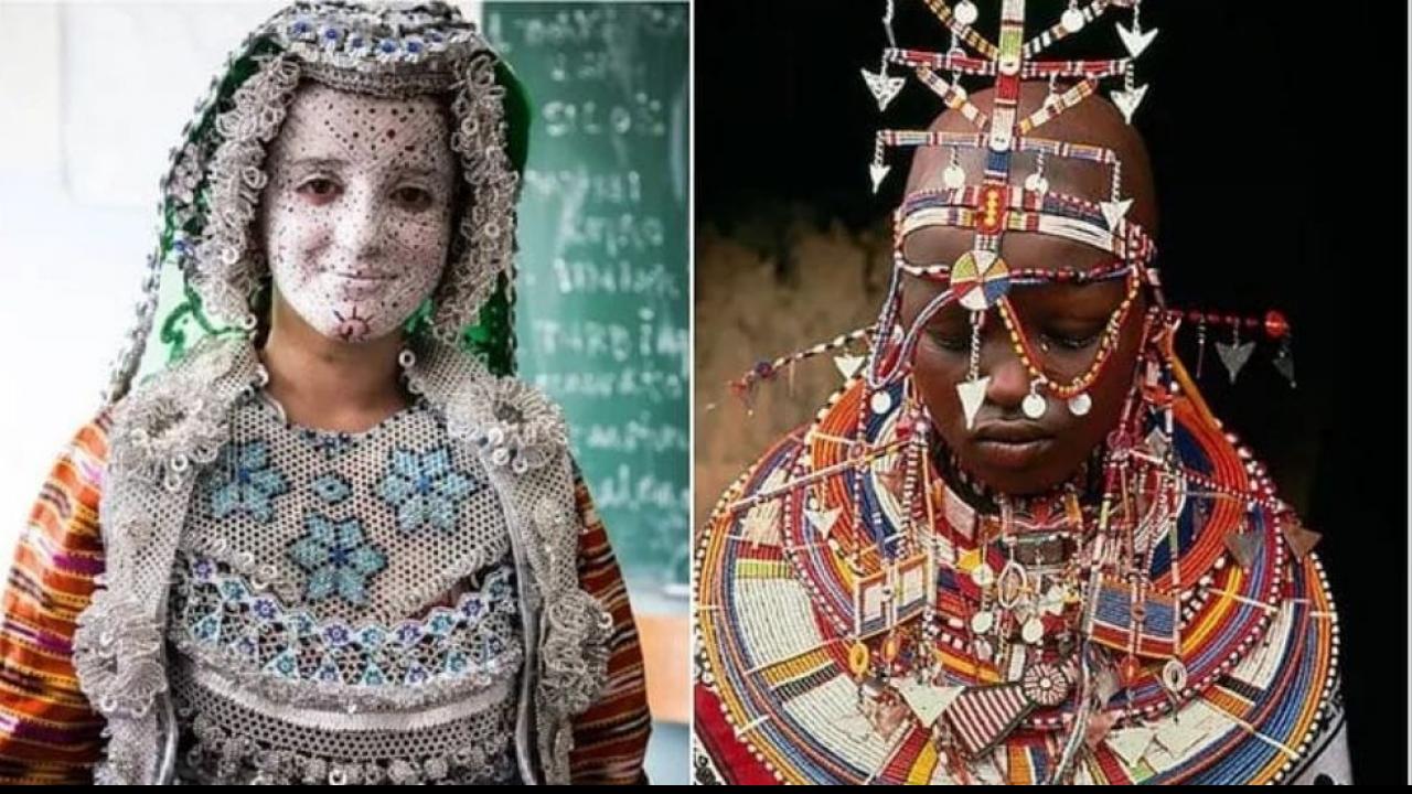 कहीं चेहरे पर फेस पेंटिंग तो कहीं घोड़े पर आती हैं दुल्हन, देखिए अजब-गजब लुक