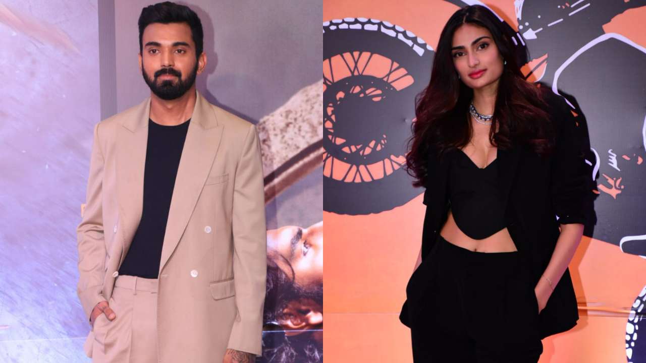 'Tadap' premiere: KL Rahul-Athiya Shetty at their stylish best