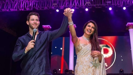 Priyanka-Nick at Sangeet festivities