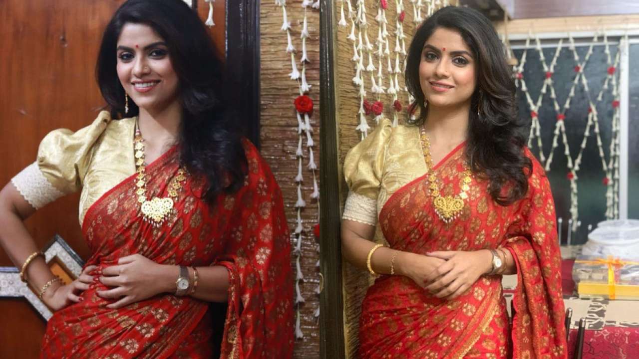 Sayantani Ghosh's engagement look