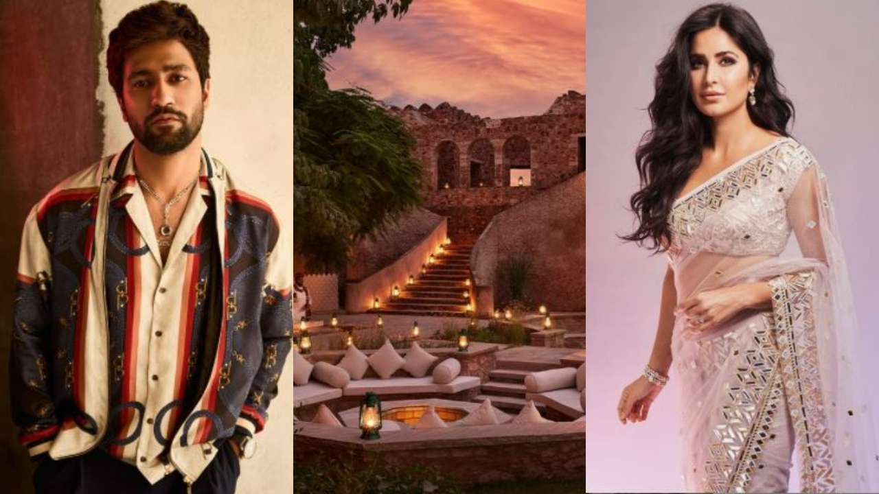 VicKatWedding LIVE Updates: INSIDE VIDEO of Vicky-Katrina's wedding venue  lit up for guests - WATCH