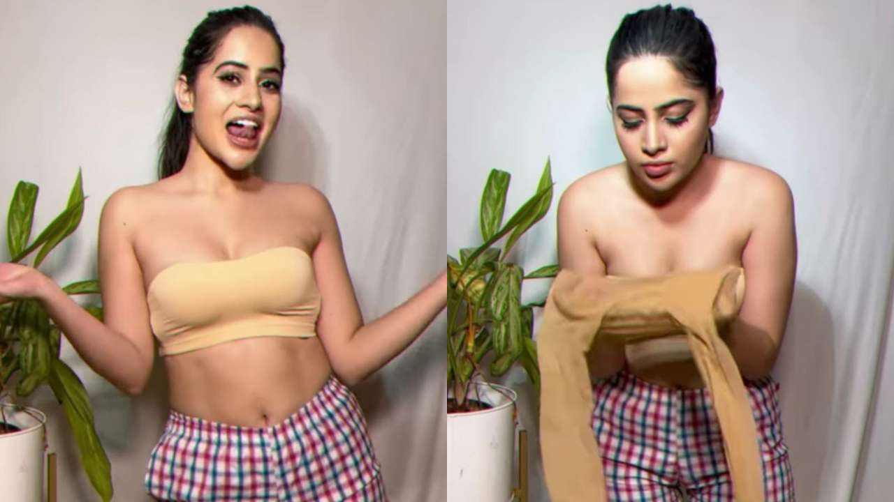 Isko koi kapde daan do': Urfi Javed reveals how she turns stocking into top, gets trolled