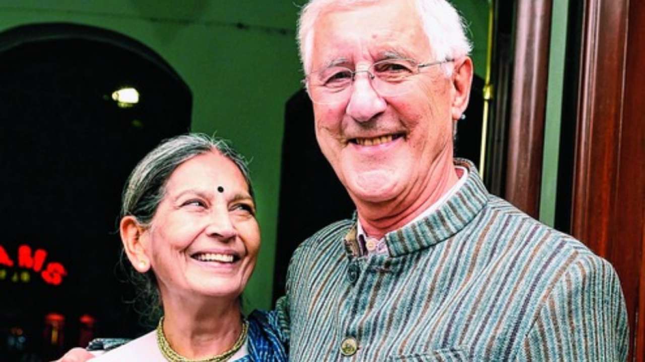 Mike Brearley and Mana Sarabhai