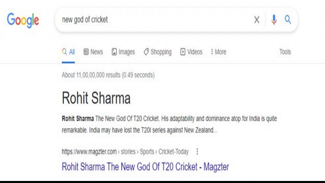 God Of Cricket में पहले नंबर पर दिखे Rohit Sharma 